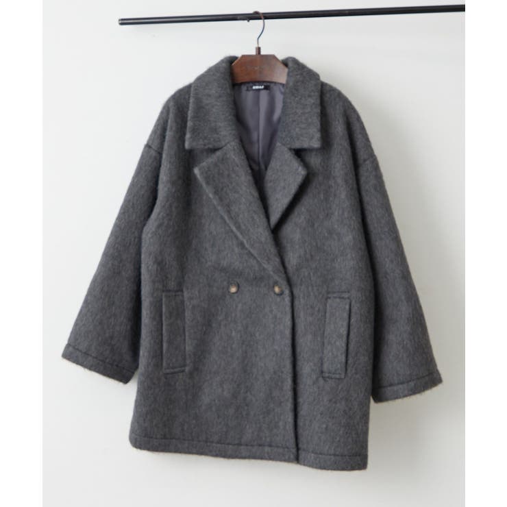 【シャギー素材で上品見え】シャギーダブルテーラージャケット | RMAF　NICE CLAUP / OLIVE des OLIVE | 詳細画像31 
