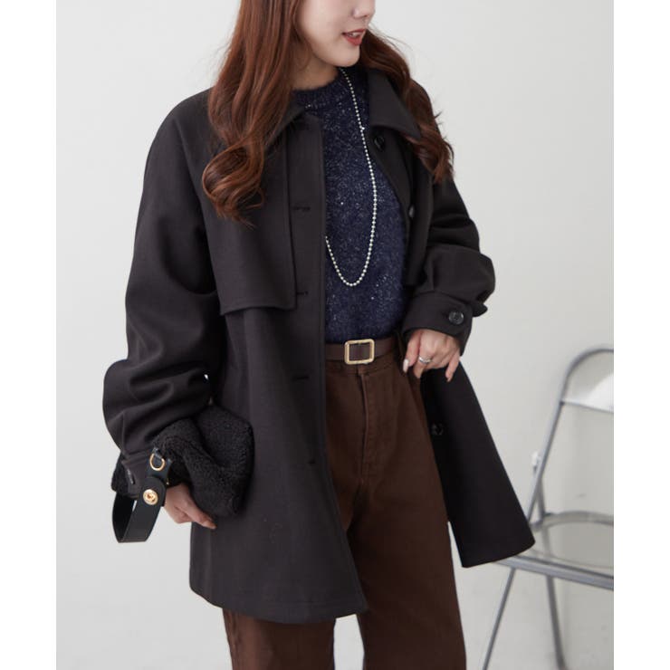 ラグランハーフコート | RMAF　NICE CLAUP / OLIVE des OLIVE | 詳細画像20 