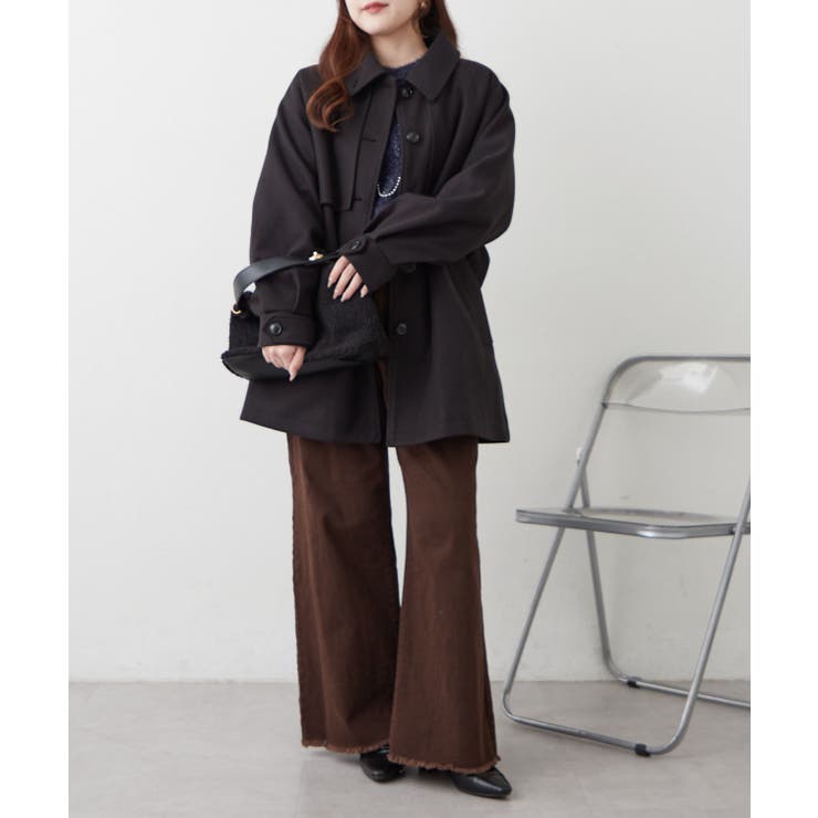 ラグランハーフコート | RMAF　NICE CLAUP / OLIVE des OLIVE | 詳細画像24 