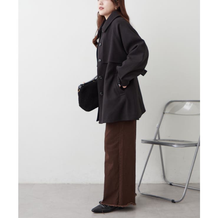 ラグランハーフコート | RMAF　NICE CLAUP / OLIVE des OLIVE | 詳細画像25 