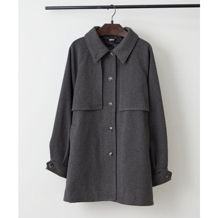 ラグランハーフコート | RMAF　NICE CLAUP / OLIVE des OLIVE | 詳細画像30 
