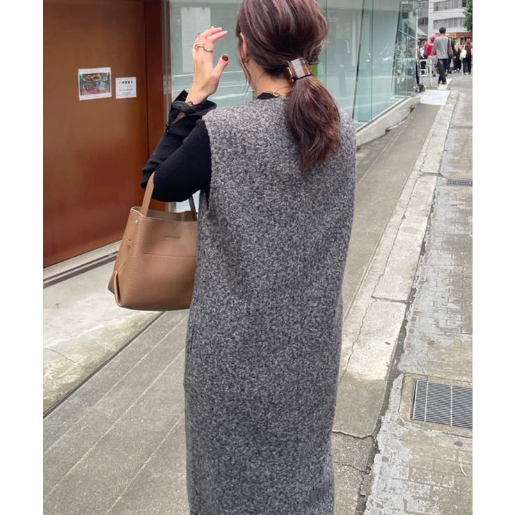 ボアVネックワンピース | RMAF　NICE CLAUP / OLIVE des OLIVE | 詳細画像12 