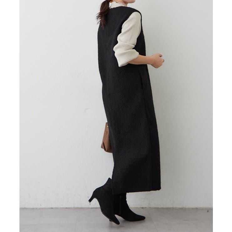 ボアVネックワンピース | RMAF　NICE CLAUP / OLIVE des OLIVE | 詳細画像17 