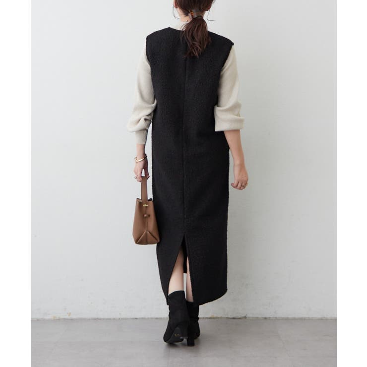 ボアVネックワンピース | RMAF　NICE CLAUP / OLIVE des OLIVE | 詳細画像18 
