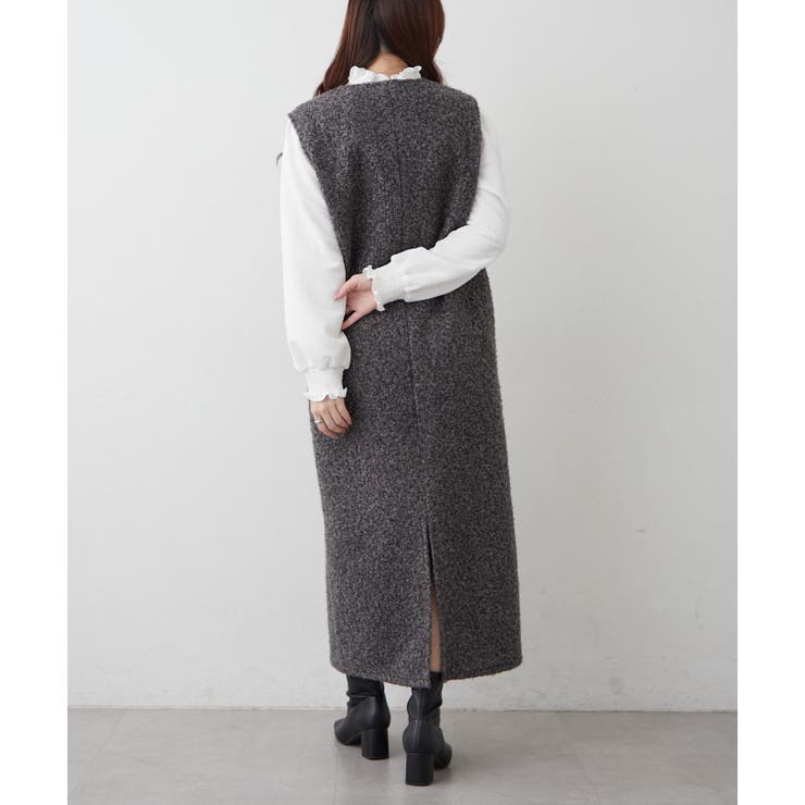 ボアVネックワンピース | RMAF　NICE CLAUP / OLIVE des OLIVE | 詳細画像31 