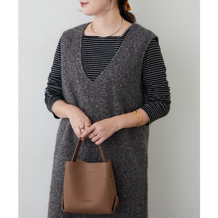 ボアVネックワンピース | RMAF　NICE CLAUP / OLIVE des OLIVE | 詳細画像20 