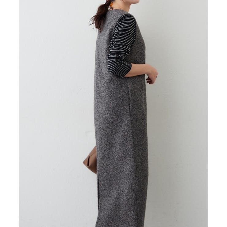 ボアVネックワンピース | RMAF　NICE CLAUP / OLIVE des OLIVE | 詳細画像24 