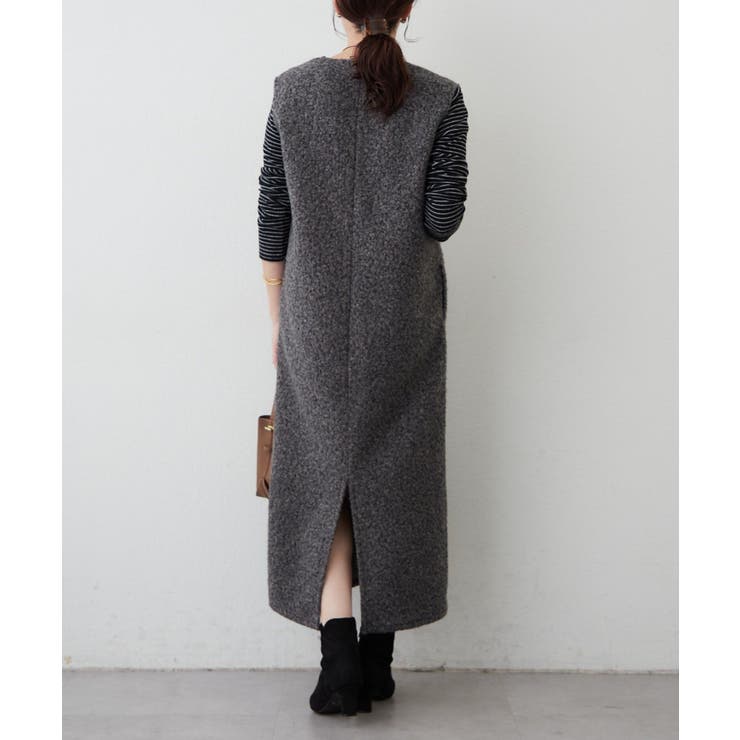 ボアVネックワンピース | RMAF　NICE CLAUP / OLIVE des OLIVE | 詳細画像25 