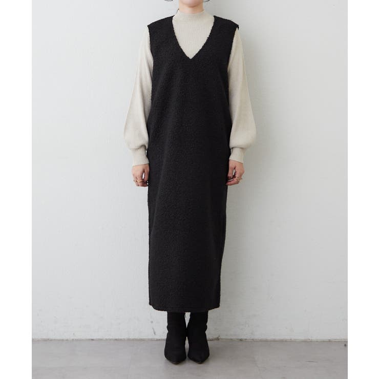 ボアVネックワンピース | RMAF　NICE CLAUP / OLIVE des OLIVE | 詳細画像32 