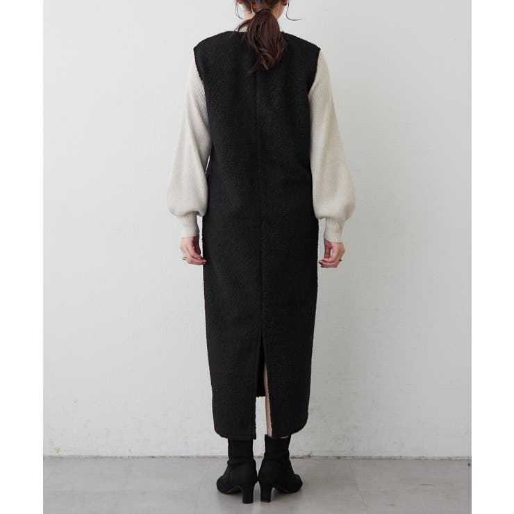 ボアVネックワンピース | RMAF　NICE CLAUP / OLIVE des OLIVE | 詳細画像34 