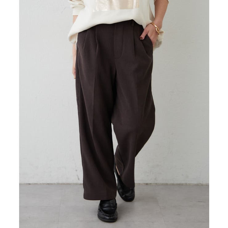 ボンディング裏起毛コールパンツ | RMAF　NICE CLAUP / OLIVE des OLIVE | 詳細画像12 