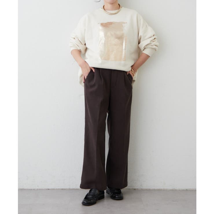ボンディング裏起毛コールパンツ | RMAF　NICE CLAUP / OLIVE des OLIVE | 詳細画像14 