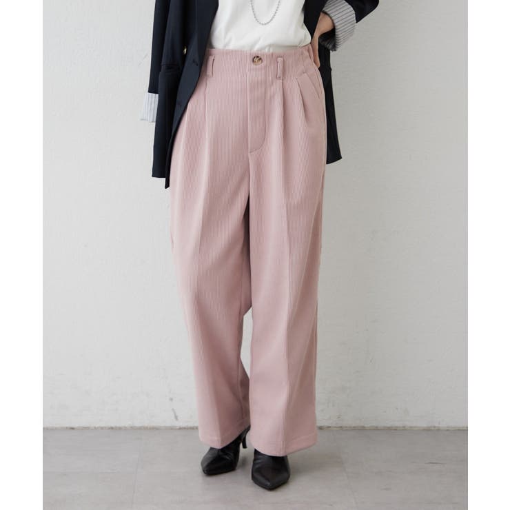 ボンディング裏起毛コールパンツ | RMAF　NICE CLAUP / OLIVE des OLIVE | 詳細画像2 