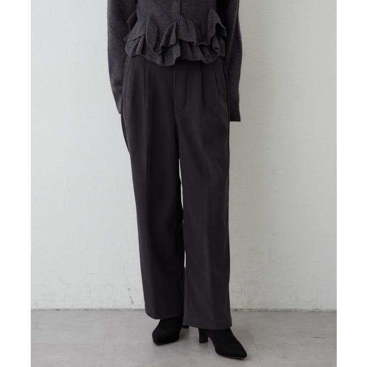 チャコール | ボンディング裏起毛コールパンツ | RMAF　NICE CLAUP / OLIVE des OLIVE