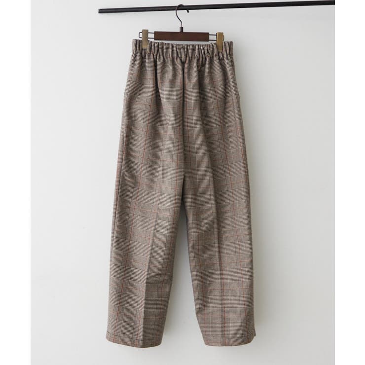 ボンディング裏起毛チェックパンツ | RMAF　NICE CLAUP / OLIVE des OLIVE | 詳細画像22 