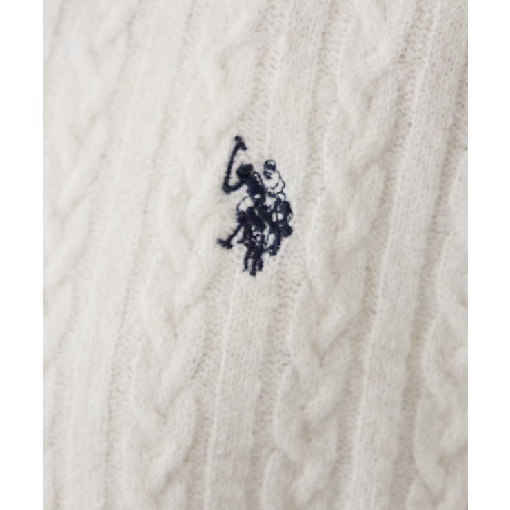 【U.S. POLO ASSN. ×RMAF】ケーブルプルオーバー | RMAF　NICE CLAUP / OLIVE des OLIVE | 詳細画像42 