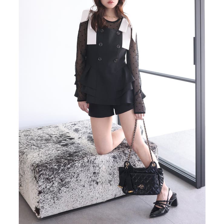 【Seemi】【セットアップ可能】ショートパンツ | NICE CLAUP / OLIVE des OLIVE　OUTLET | 詳細画像16 
