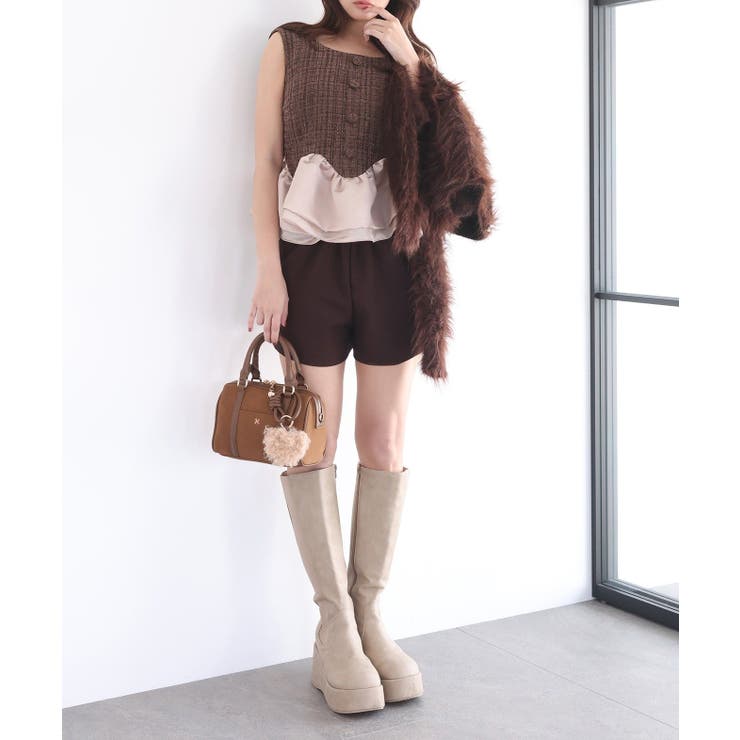 【Seemi】【セットアップ可能】ショートパンツ | NICE CLAUP / OLIVE des OLIVE　OUTLET | 詳細画像42 