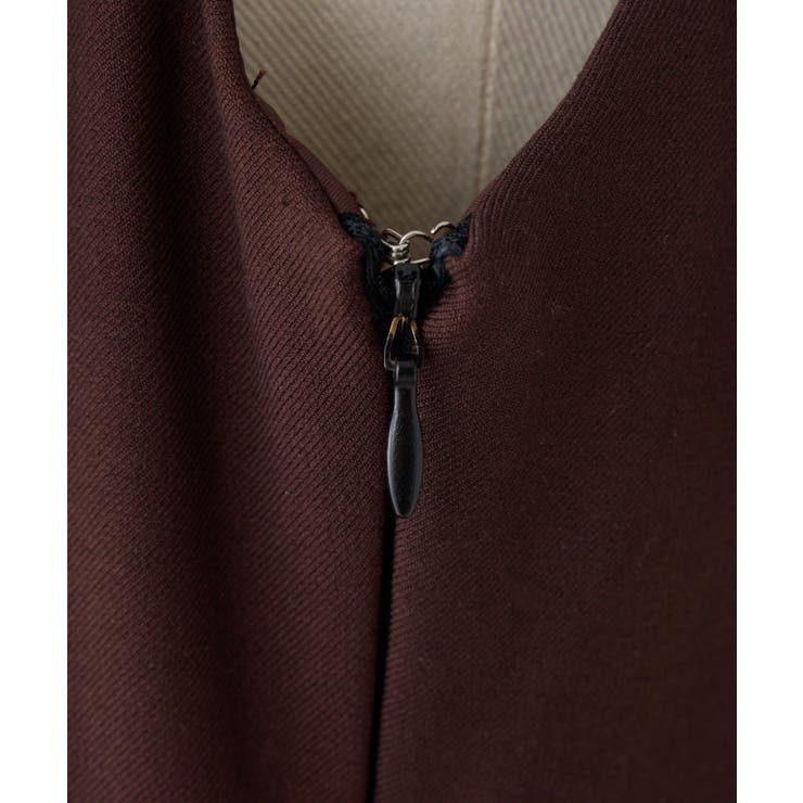 【Seemi】【セットアップ可能】トレンチ風ビスチェ | NICE CLAUP / OLIVE des OLIVE　OUTLET | 詳細画像12 