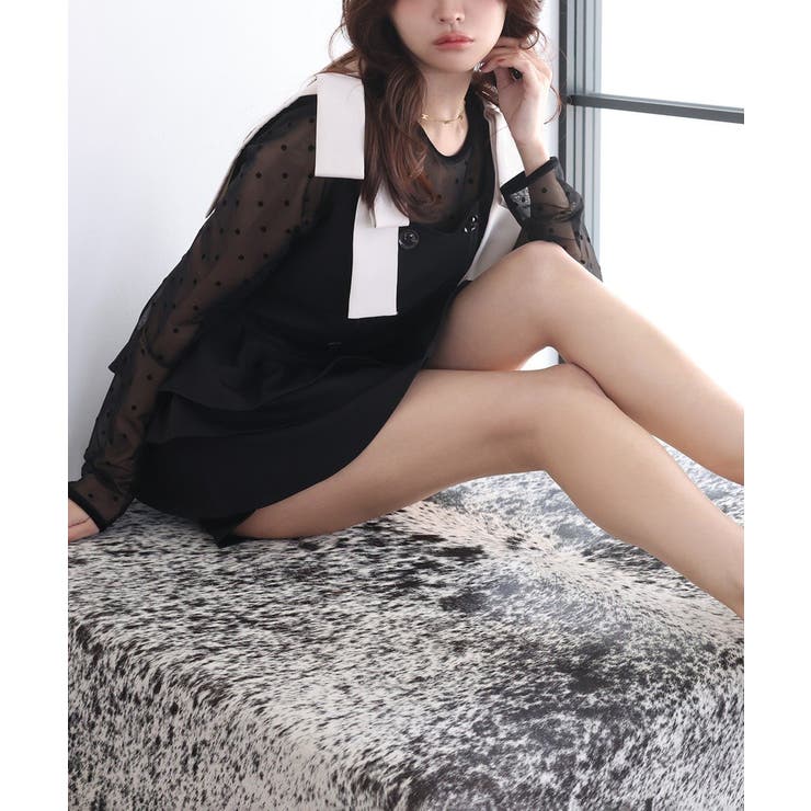 【Seemi】【セットアップ可能】トレンチ風ビスチェ | NICE CLAUP / OLIVE des OLIVE　OUTLET | 詳細画像26 
