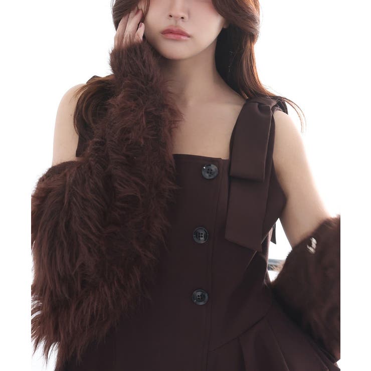 【Seemi】【セットアップ可能】トレンチ風ビスチェ | NICE CLAUP / OLIVE des OLIVE　OUTLET | 詳細画像75 