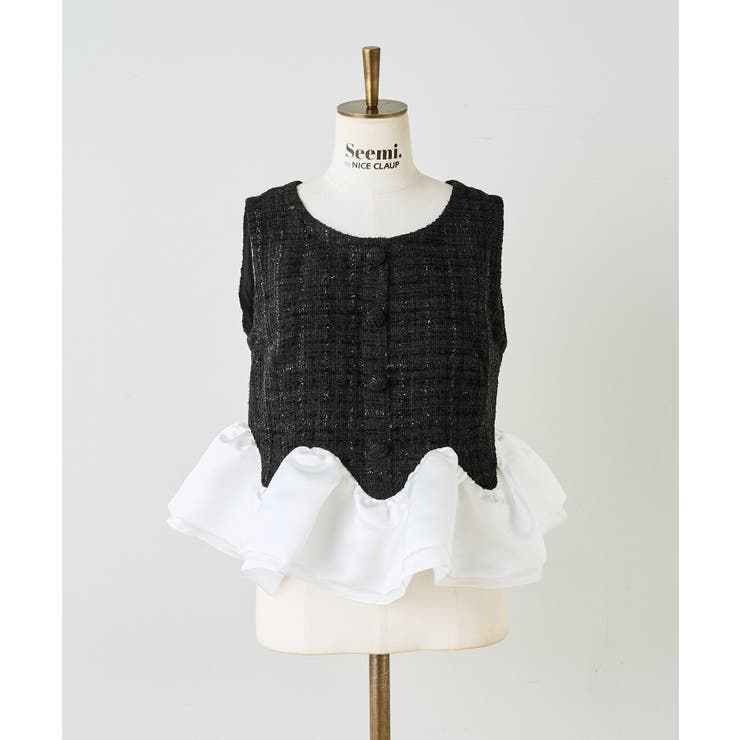 【Seemi】ツイードトップス | NICE CLAUP / OLIVE des OLIVE　OUTLET | 詳細画像8 