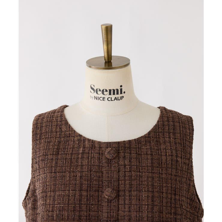 【Seemi】ツイードトップス | NICE CLAUP / OLIVE des OLIVE　OUTLET | 詳細画像13 