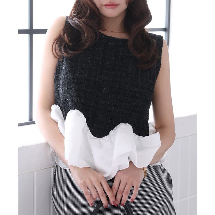 【Seemi】ツイードトップス | NICE CLAUP / OLIVE des OLIVE　OUTLET | 詳細画像20 
