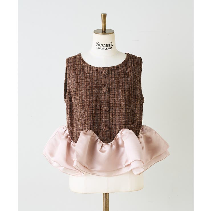 【Seemi】ツイードトップス | NICE CLAUP / OLIVE des OLIVE　OUTLET | 詳細画像25 