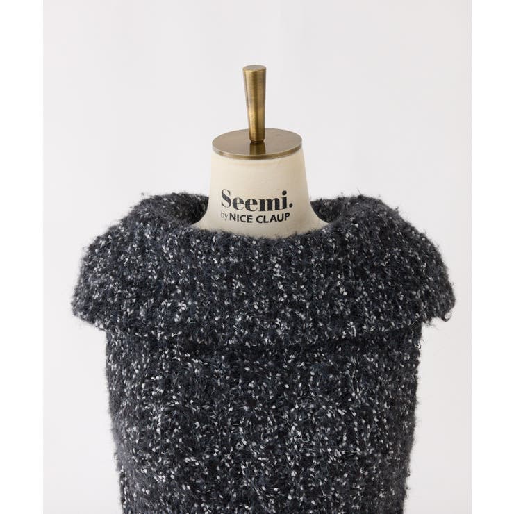 【Seemi】タートルニット | NICE CLAUP / OLIVE des OLIVE　OUTLET | 詳細画像13 
