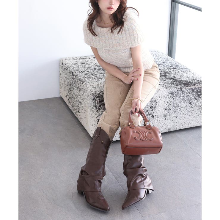 【Seemi】タートルニット | NICE CLAUP / OLIVE des OLIVE　OUTLET | 詳細画像30 