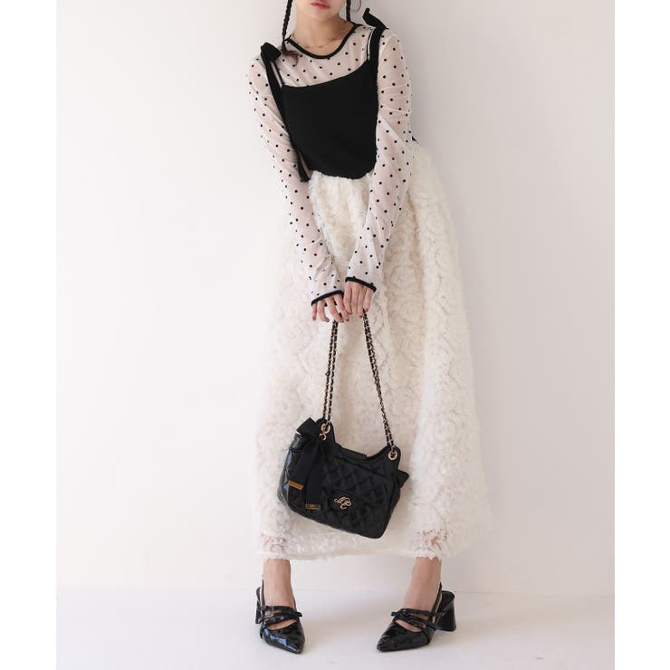 【Seemi】シアードットトップス | NICE CLAUP / OLIVE des OLIVE　OUTLET | 詳細画像12 