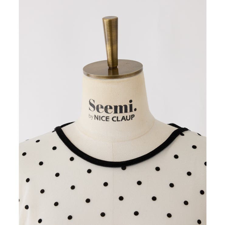 【Seemi】シアードットトップス | NICE CLAUP / OLIVE des OLIVE　OUTLET | 詳細画像17 