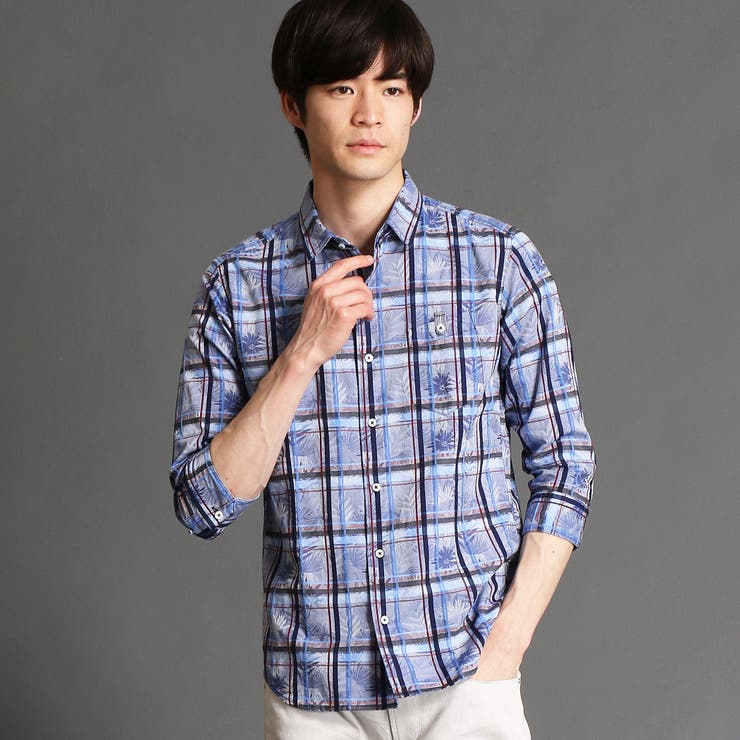 ホワイト ボタニカル柄七分袖シャツ Magaseek Paypayモール店 通販 Paypayモール トップス