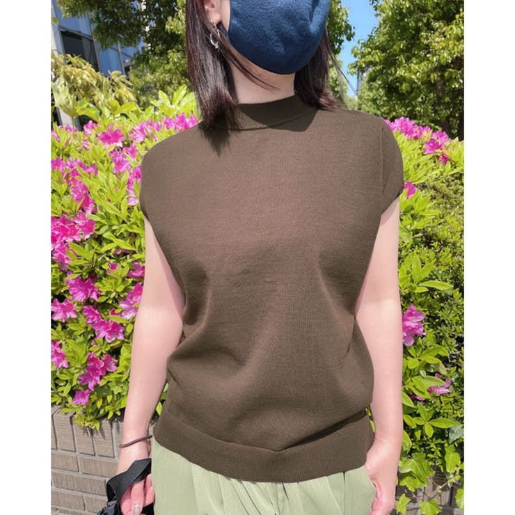 モックネックフレンチスリーブニット 品番 Nicw Nicole ニコル のレディース ファッション通販 Shoplist ショップリスト