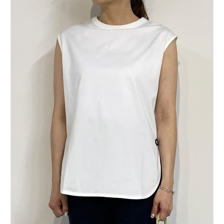 ラウンドヘムノースリーブTシャツ[品番：NICW0002477]｜NICOLE（ニコル 