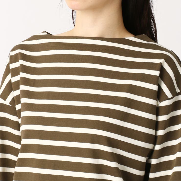 【リピート率No1】国産デラヴェ天竺Ｔシャツ ボーダー | NICOLE | 詳細画像4 