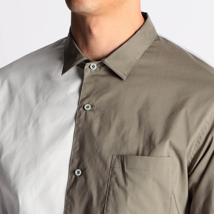 パネル切り替え半袖シャツ | NICOLE | 詳細画像5 