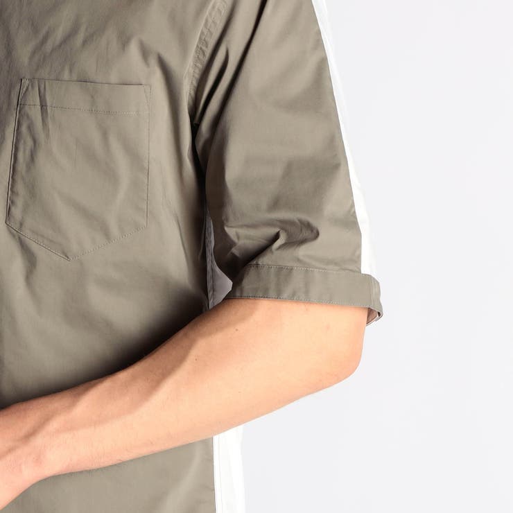 パネル切り替え半袖シャツ | NICOLE | 詳細画像7 