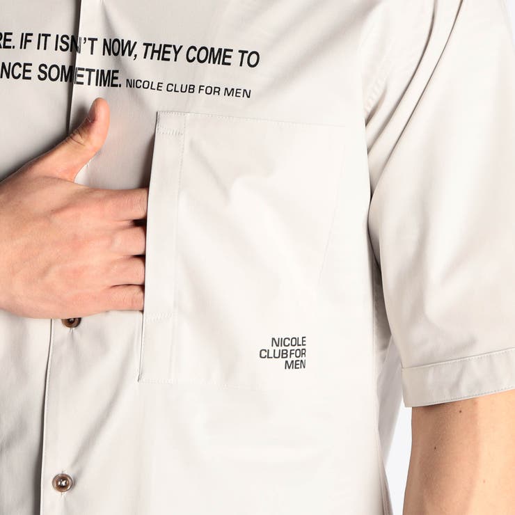 プリント入りカラーシャツ | NICOLE | 詳細画像11 