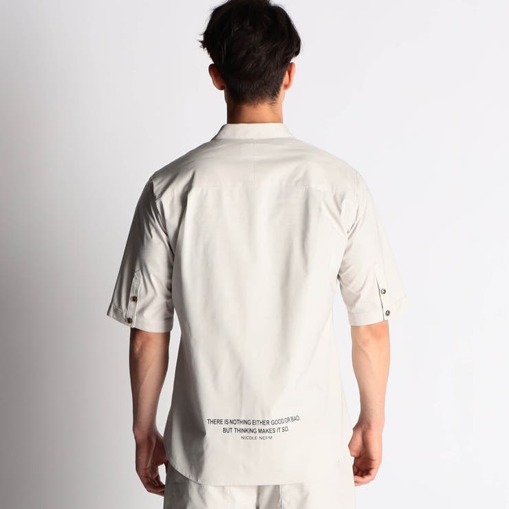 プリント入りカラーシャツ | NICOLE | 詳細画像2 