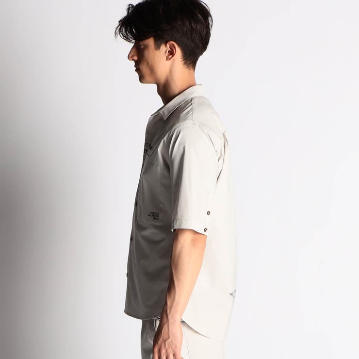 プリント入りカラーシャツ | NICOLE | 詳細画像3 