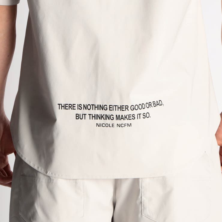 プリント入りカラーシャツ | NICOLE | 詳細画像9 