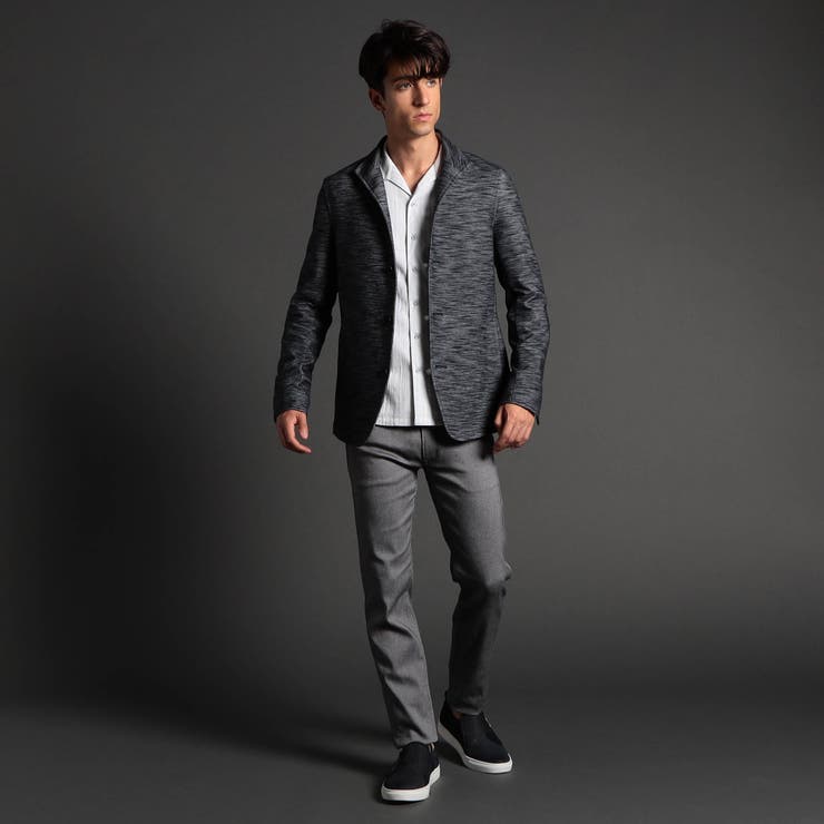 【22年モデル WEB限定再販売】スラブカルゼイタリアンカラージャケット | NICOLE | 詳細画像15 