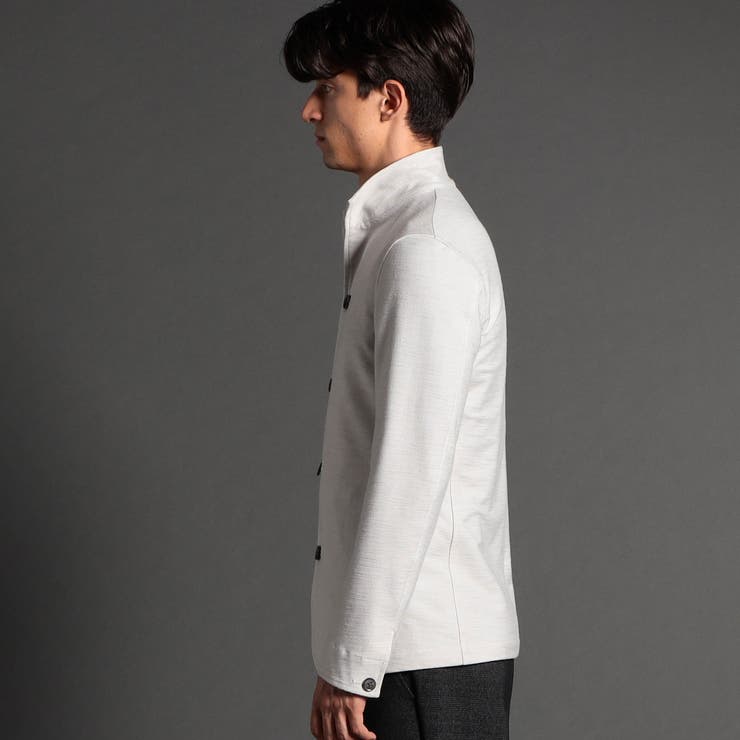 【22年モデル WEB限定再販売】スラブカルゼイタリアンカラージャケット | NICOLE | 詳細画像3 