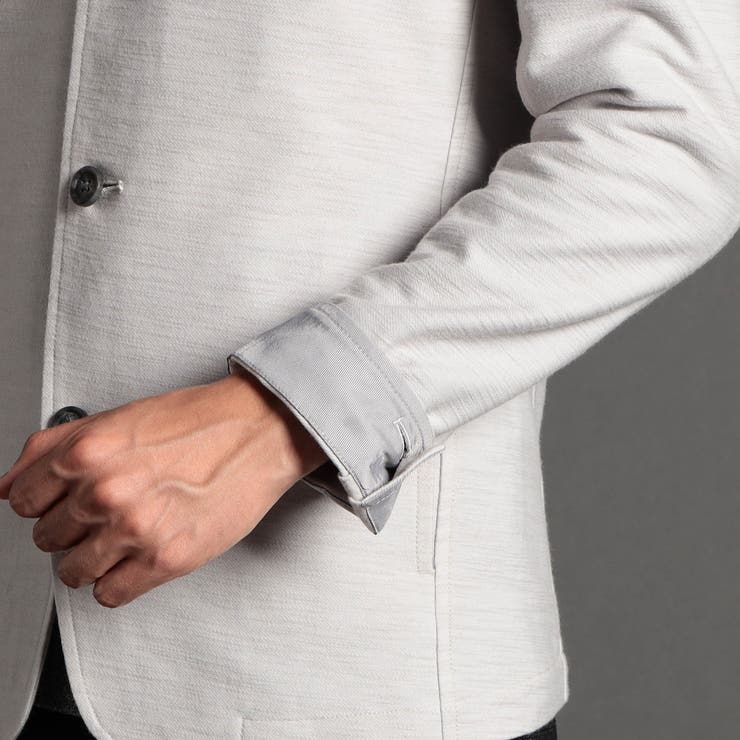 【22年モデル WEB限定再販売】スラブカルゼイタリアンカラージャケット | NICOLE | 詳細画像7 