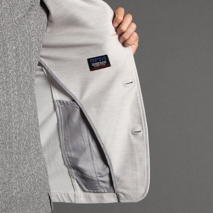 【22年モデル WEB限定再販売】スラブカルゼイタリアンカラージャケット | NICOLE | 詳細画像9 