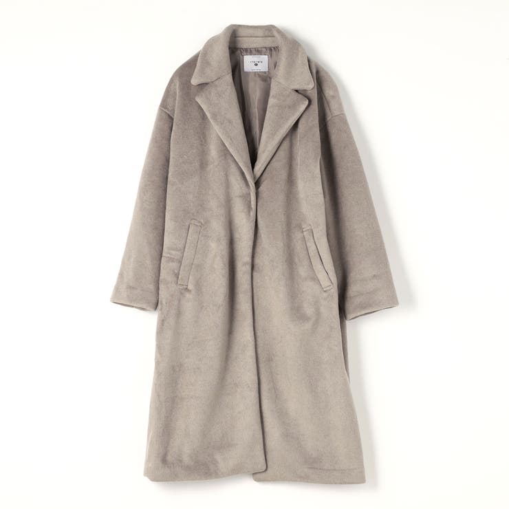 ！！2点おまとめ！！コート＆ブラウス ライトグレー　コート　テーラーレディース コート レディース 冬 アウター きれいめ 春秋(M〜L)モッサ風 ダブル