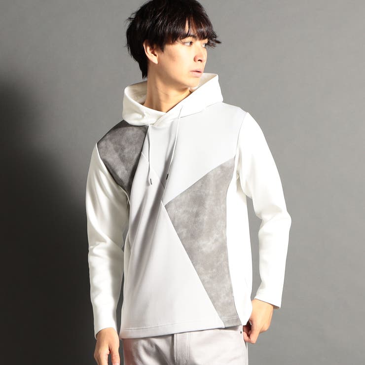 異素材コンビプルオーバーパーカ[品番：NICW0004047]｜NICOLE（ニコル 
