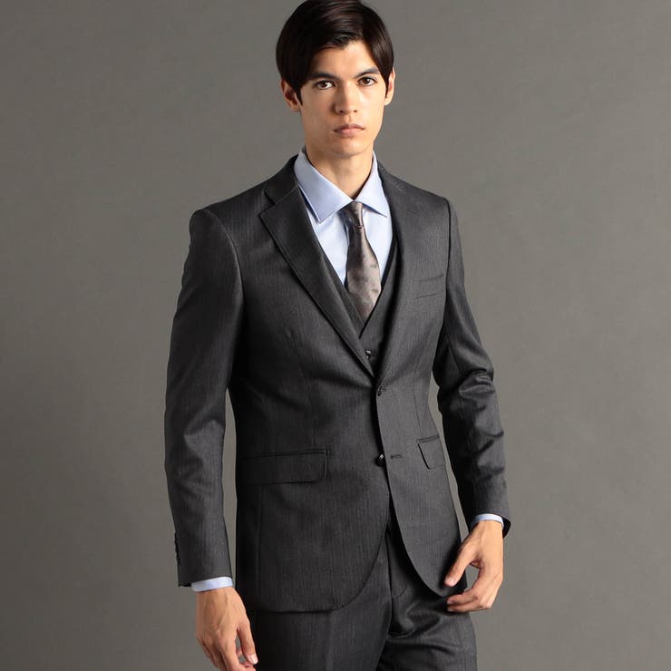 29グレー | シャドーヘリンボン スーツ | NICOLE